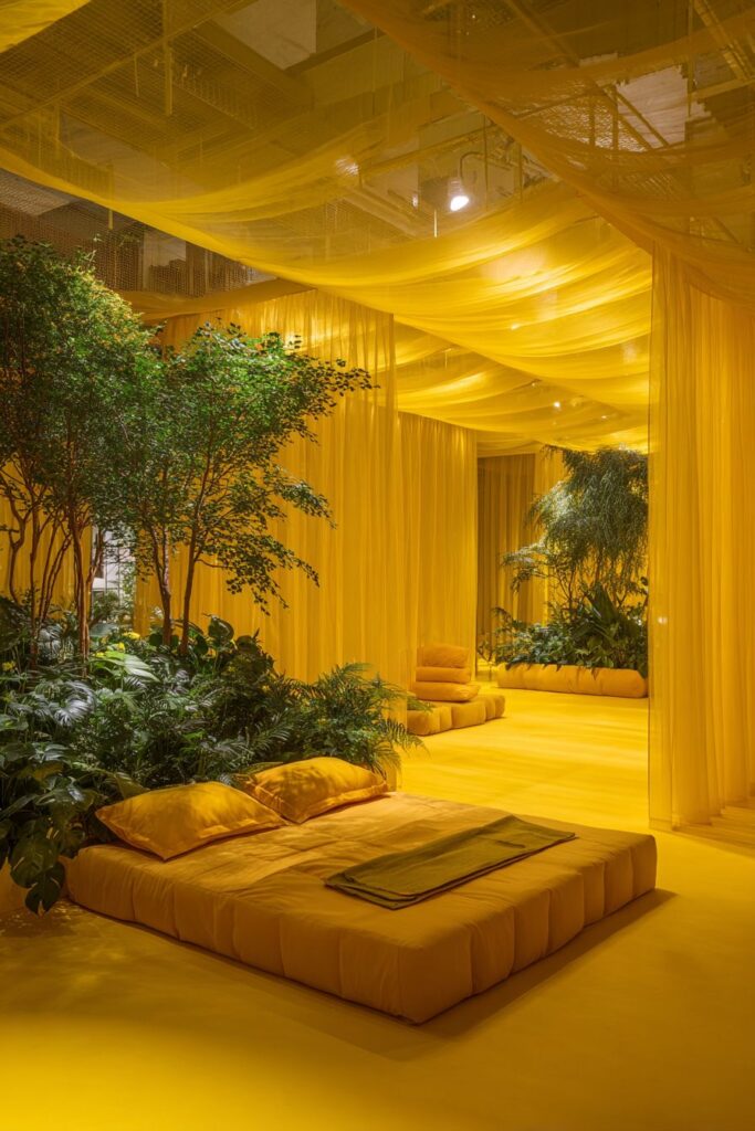 Enveloping Yellow Sanctuary