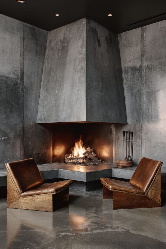 Corner Fireplace Innovation