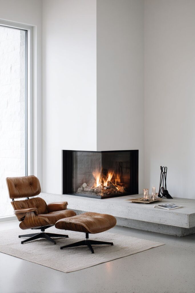 Corner Fireplace Innovation