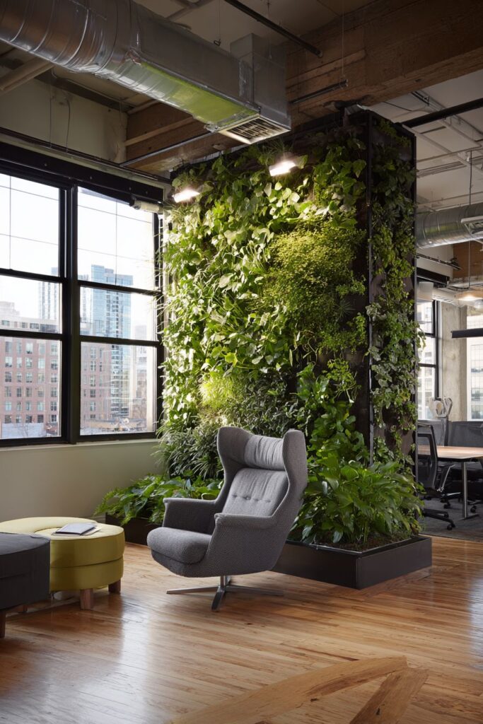 Living Wall Biophilic Integration