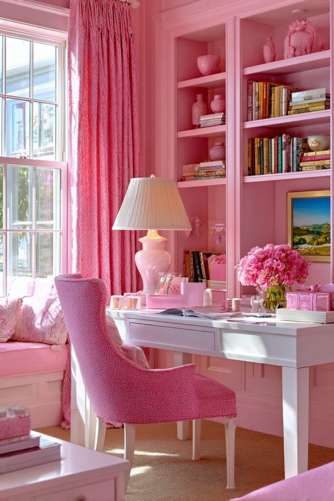 Pink Home Office Integration