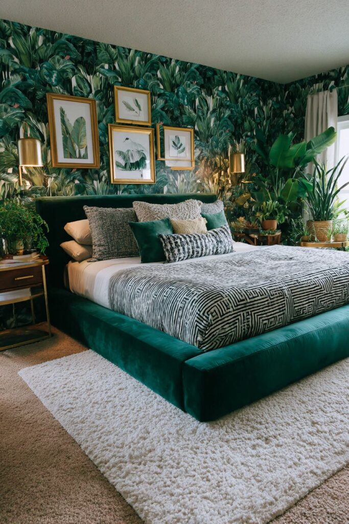Emerald Platform Contemporary Jungle