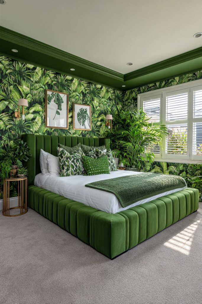 Emerald Platform Contemporary Jungle