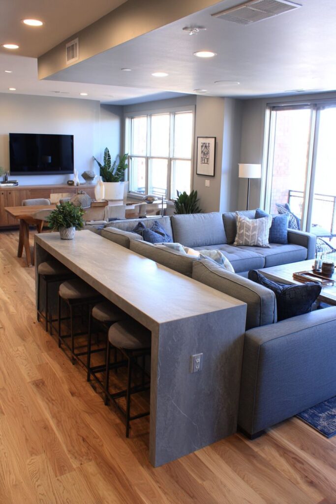 Breakfast Bar Living Integration