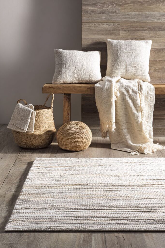 Natural Fiber Texture Focus