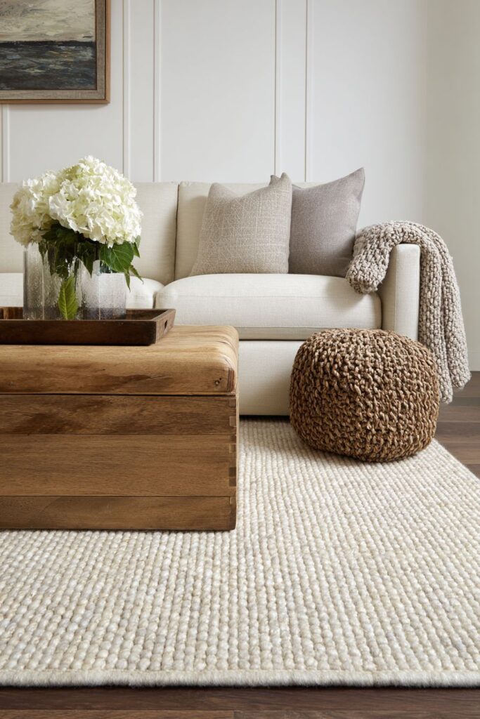 Natural Fiber Texture Focus