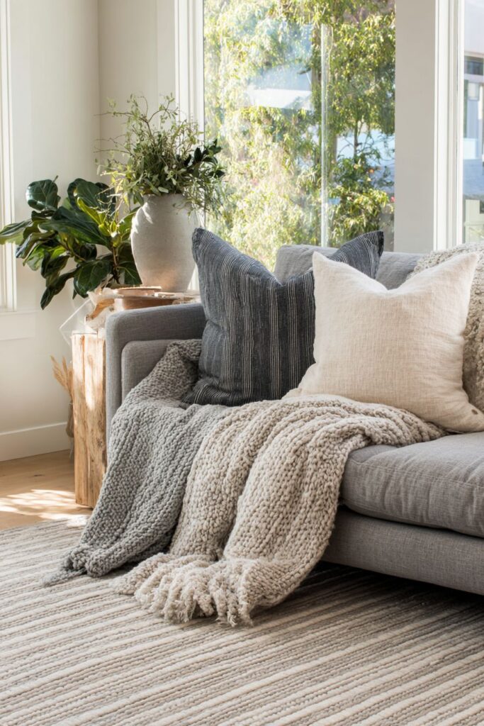 Natural Fiber Texture Focus