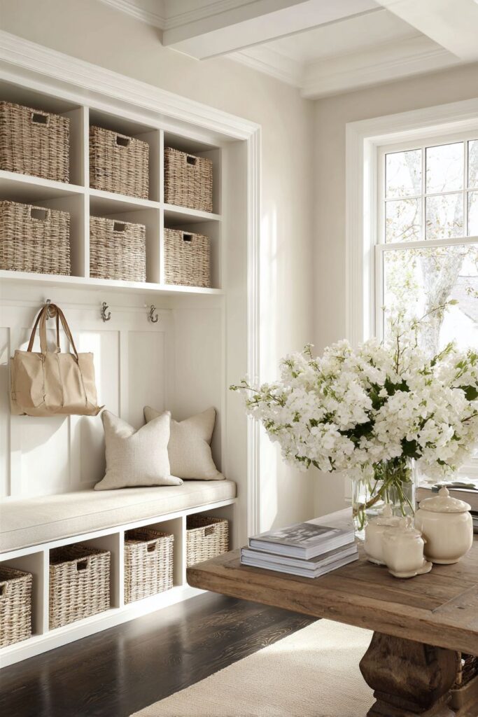 The Organized Mudroom Transition