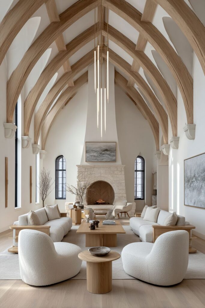 Nordic Modern with Blonde Wood and Linear Lighting