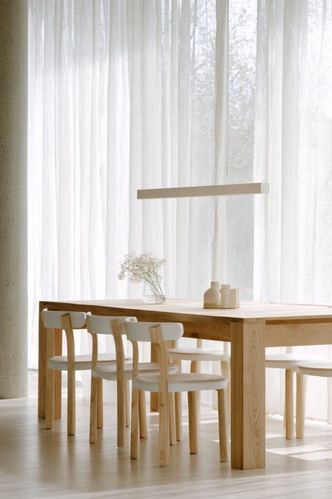 Scandinavian Light Oak Minimalist Beauty