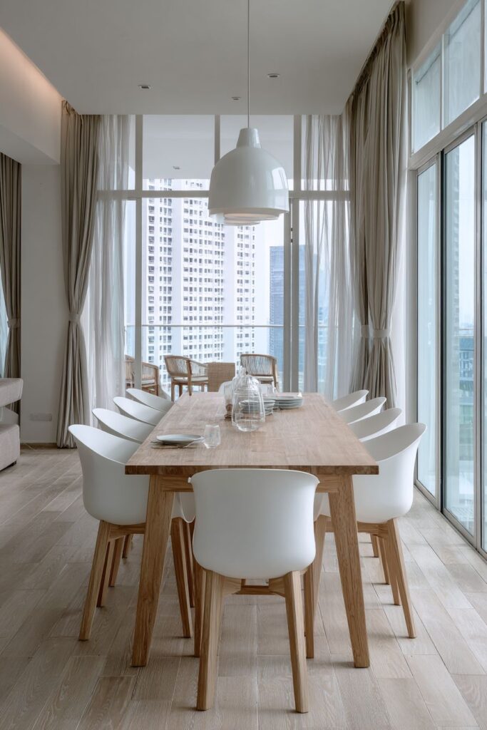 Scandinavian Light Oak Minimalist Beauty