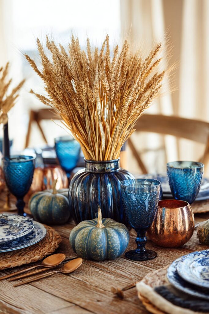 Vintage-Inspired Blue Transferware Charm