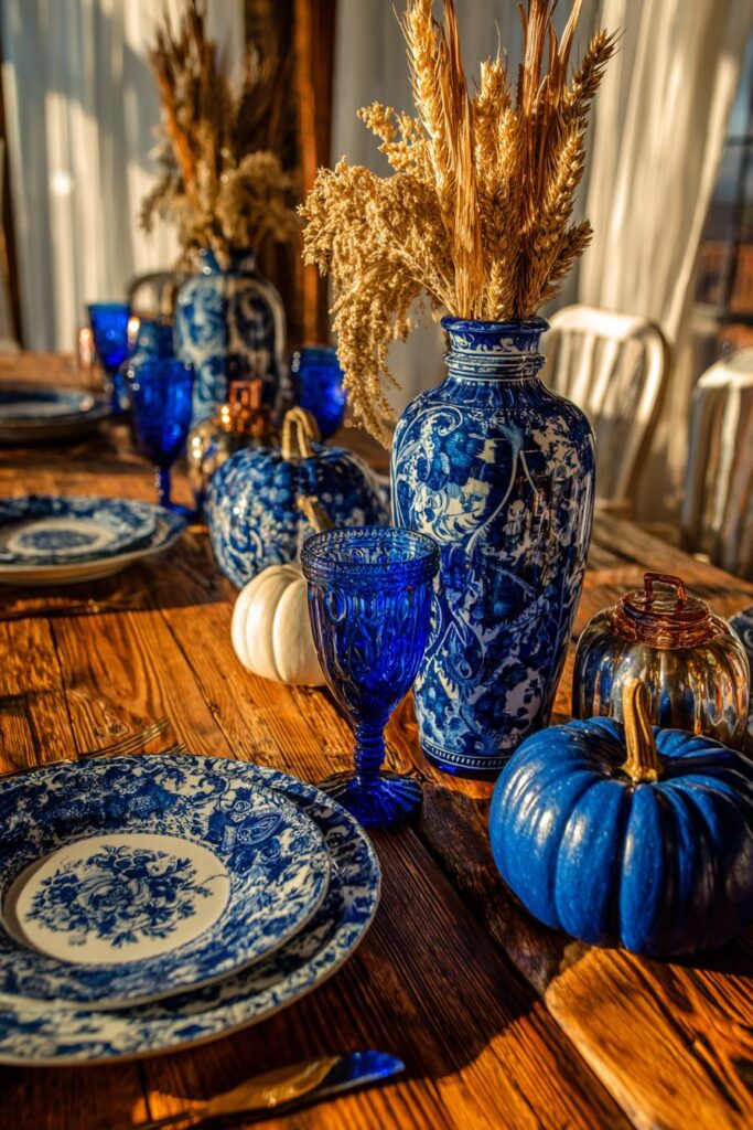 Vintage-Inspired Blue Transferware Charm