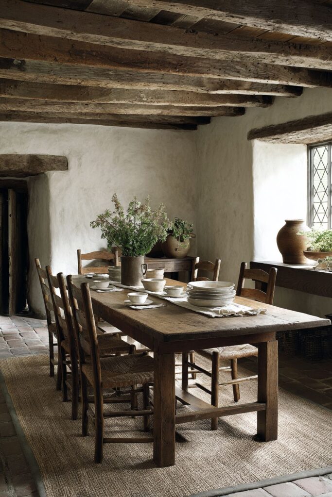  Reclaimed Chestnut Wood Dining Heritage