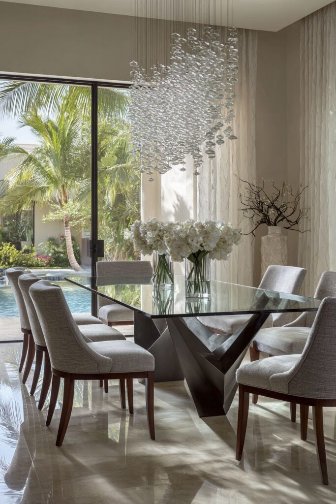 Geometric Glass Statement