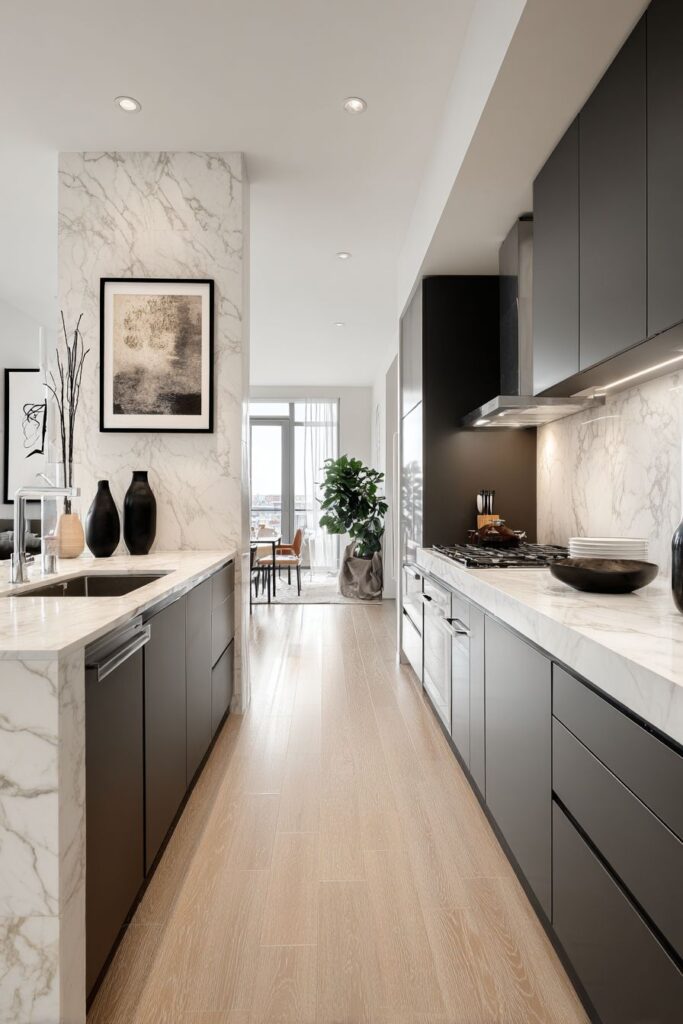 Sleek Contemporary Galley