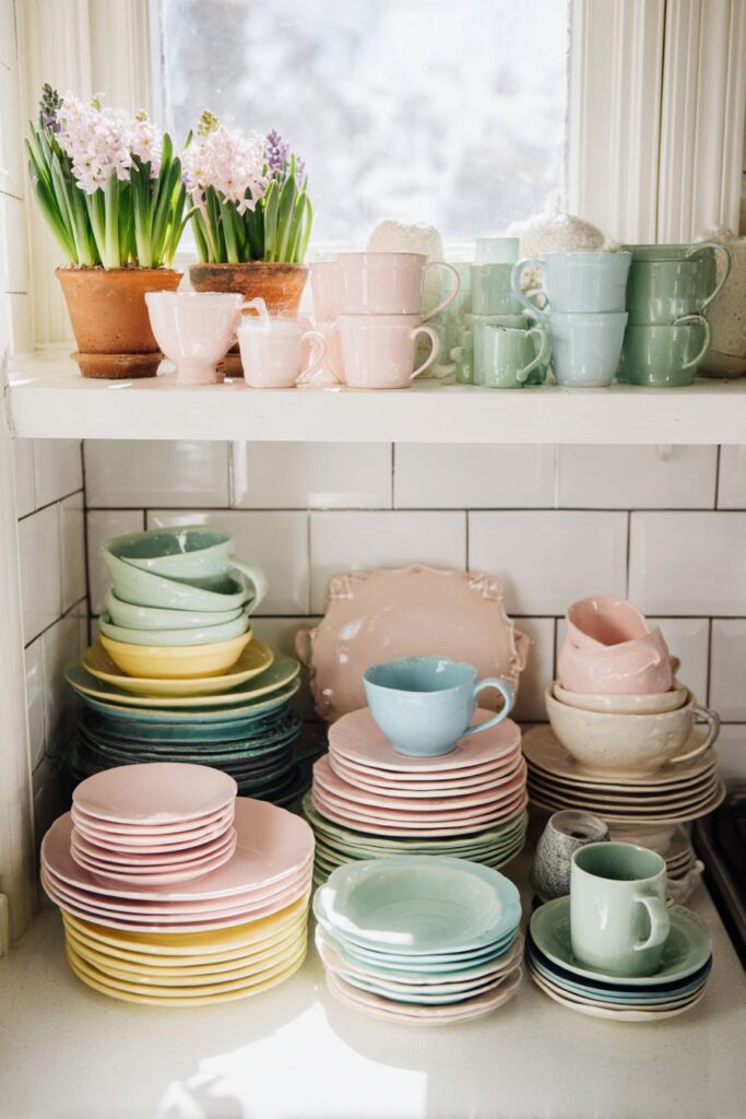 Pastel Dishware Spring Showcase