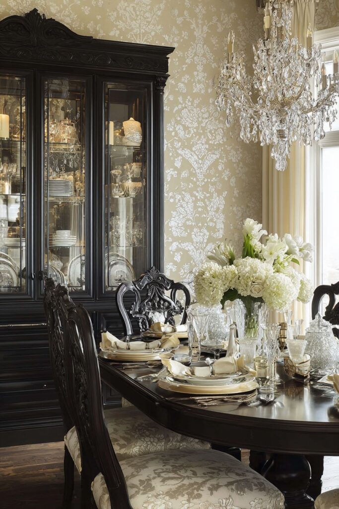 Traditional Oval Table Timelessness