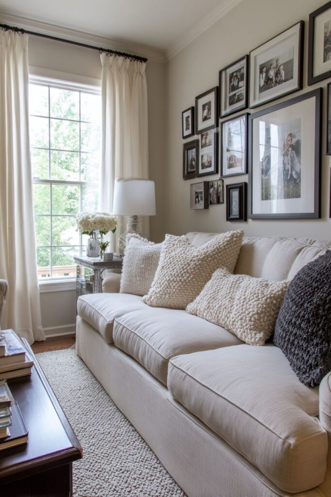 Family Photo Gallery with Consistent Framing