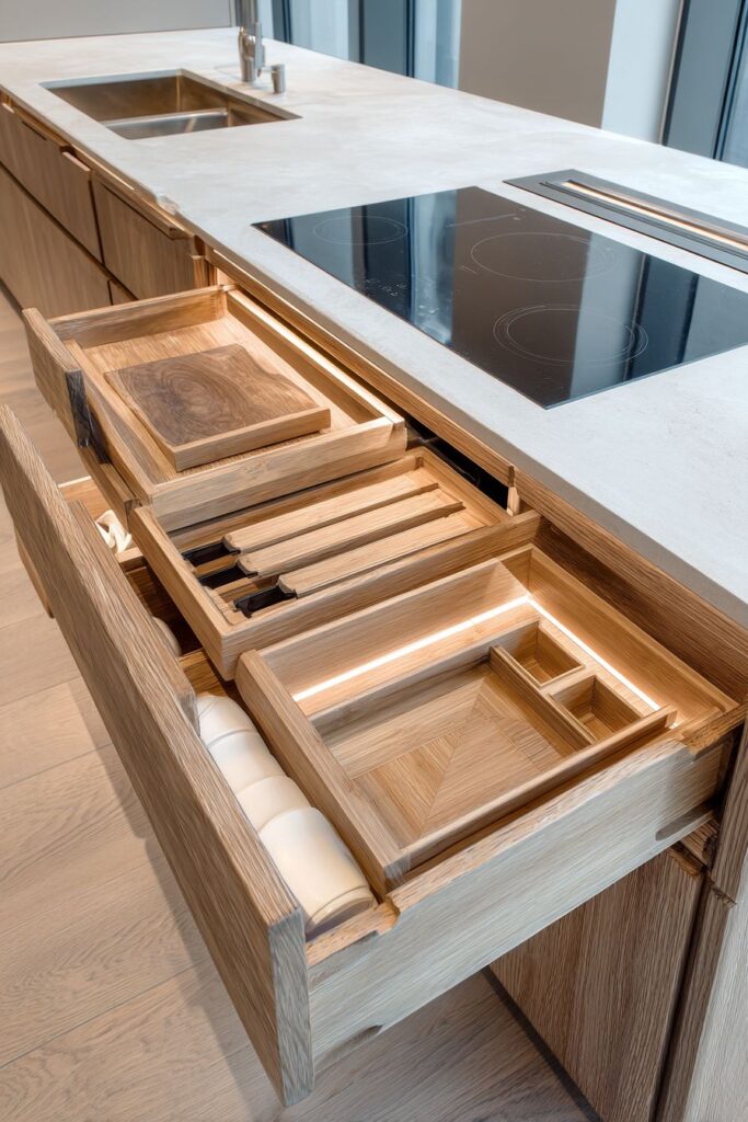 Modern Storage Solutions with Bamboo Organizers