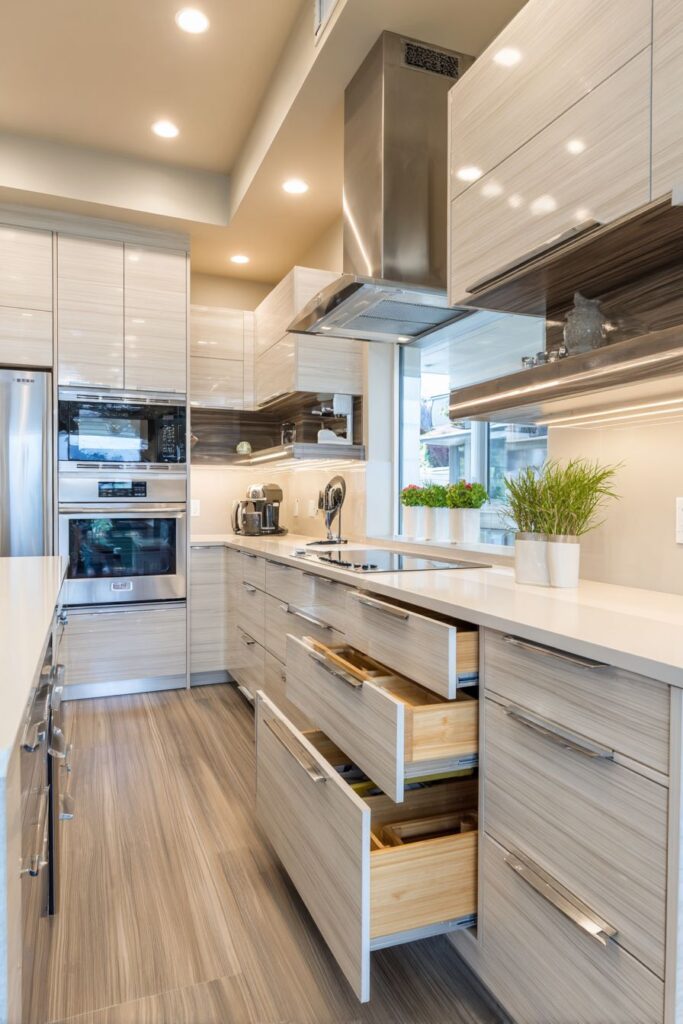 Modern Storage Solutions with Bamboo Organizers