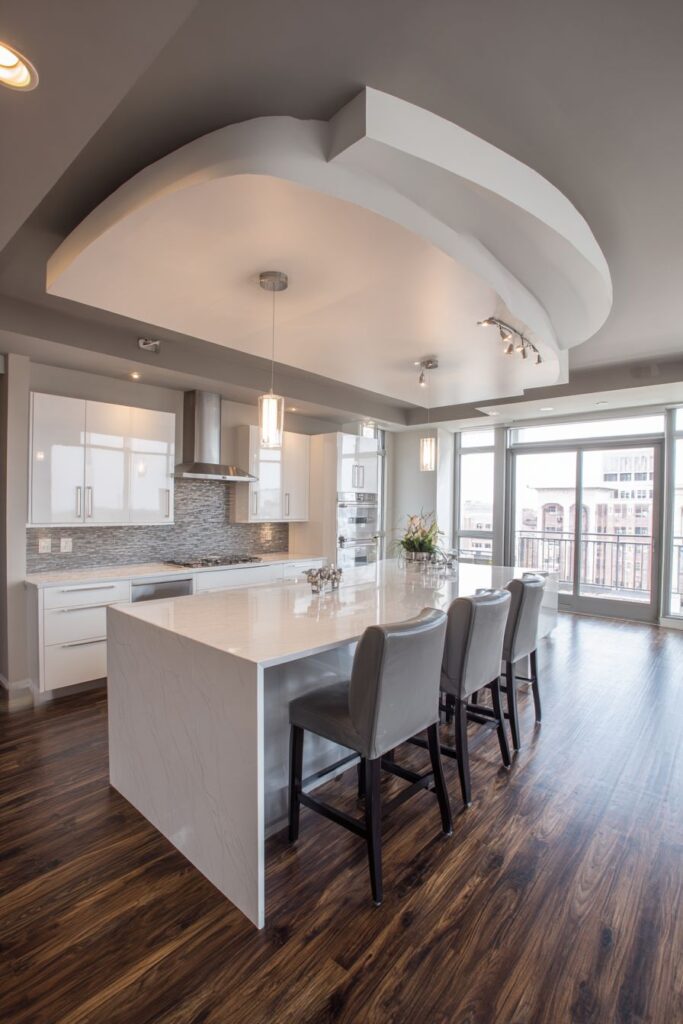 Contemporary Tray Ceiling Drama