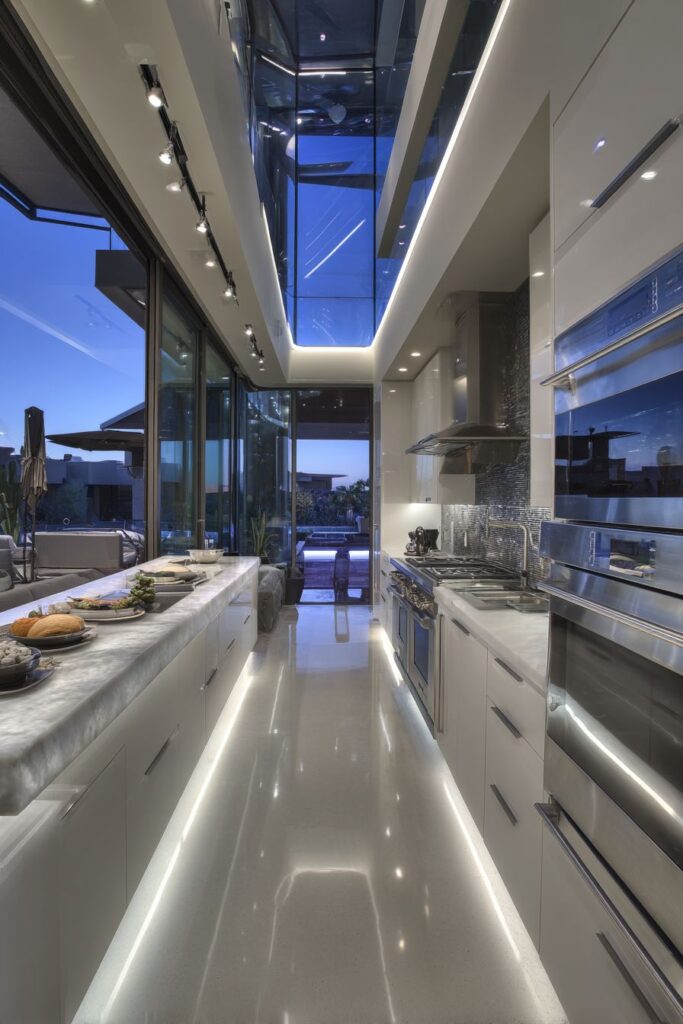 Contemporary Tray Ceiling Drama