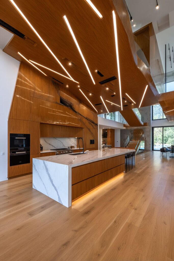 Contemporary Tray Ceiling Drama