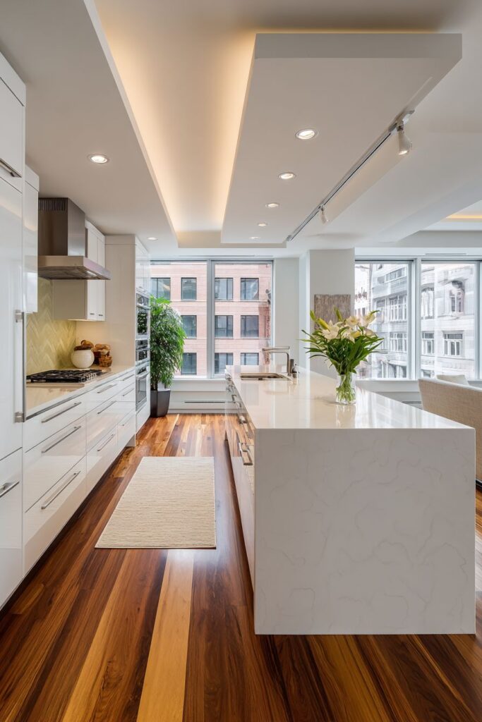 Contemporary Tray Ceiling Drama