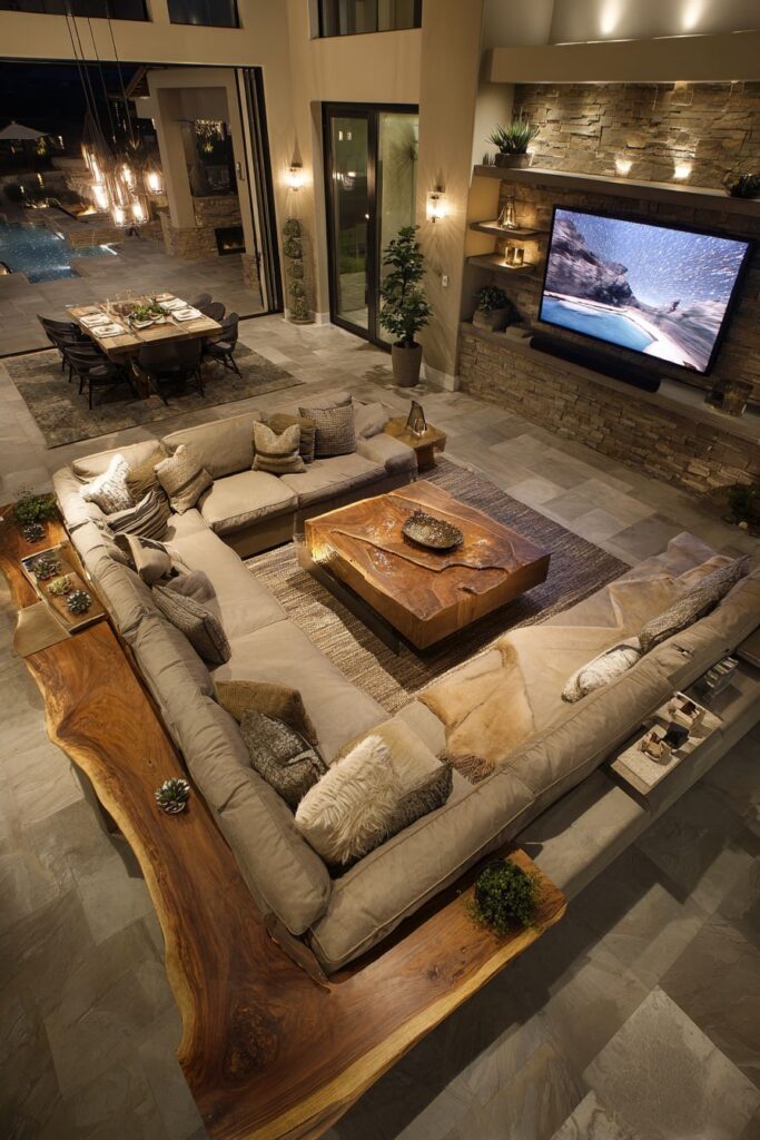 Entertainment-Focused Media Wall Masterpiece