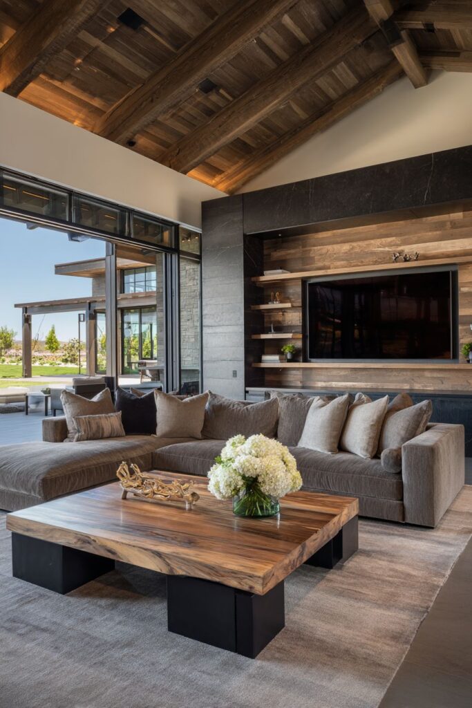 Entertainment-Focused Media Wall Masterpiece