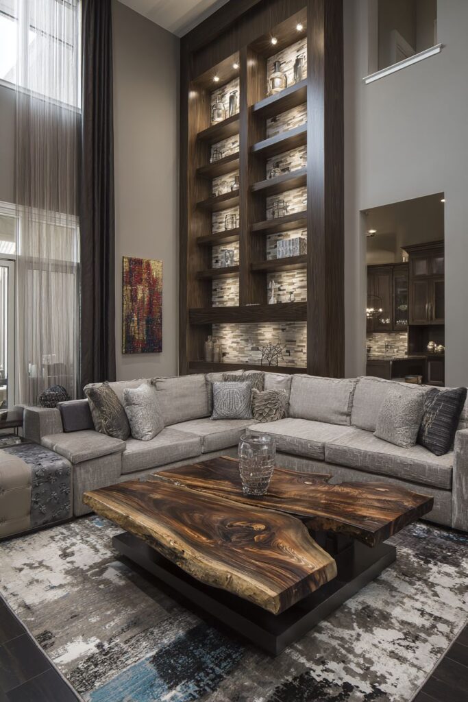 Entertainment-Focused Media Wall Masterpiece