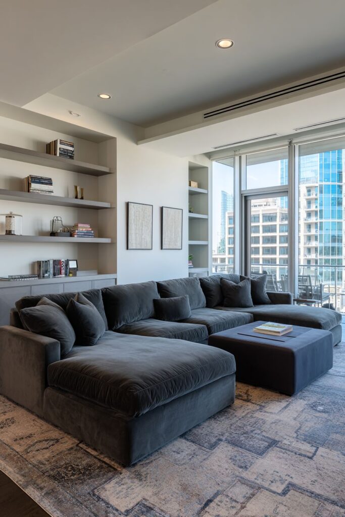 Family-Friendly Sectional Comfort