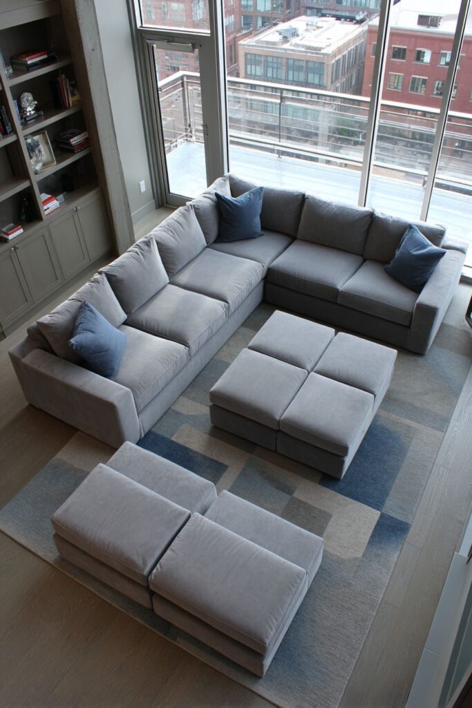 Family-Friendly Sectional Comfort