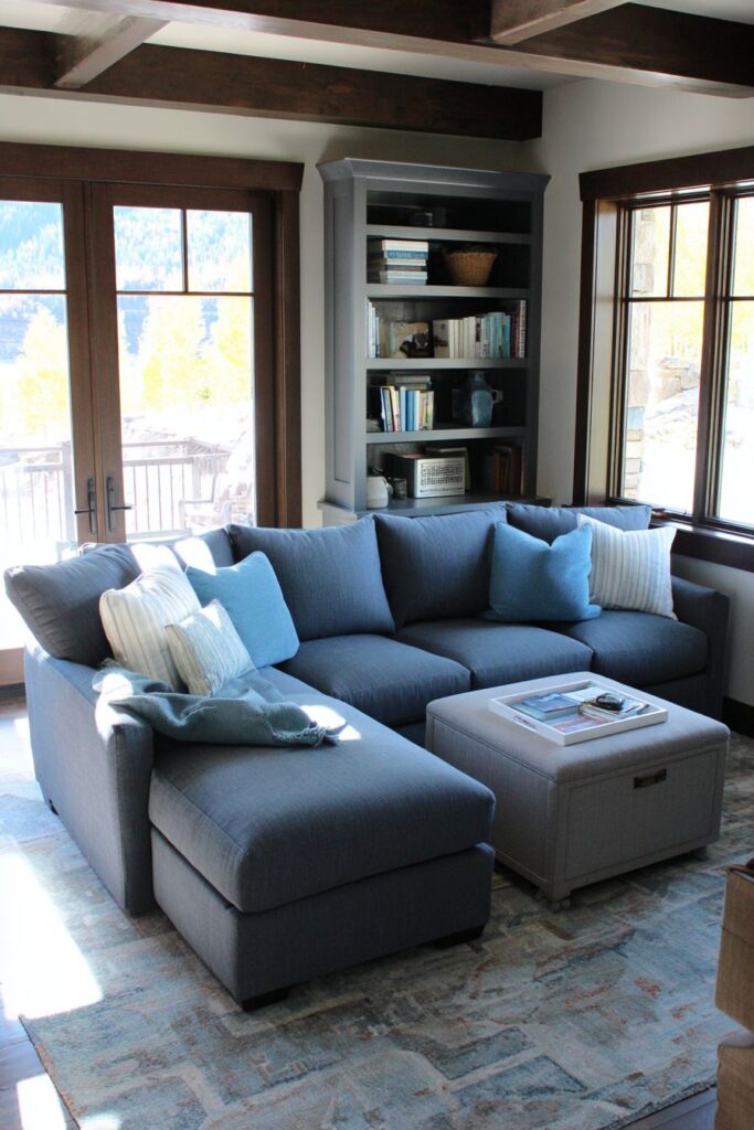 Family-Friendly Sectional Comfort