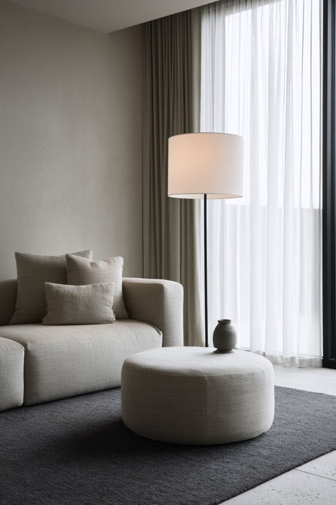 Textural Warmth Through Natural Fibers