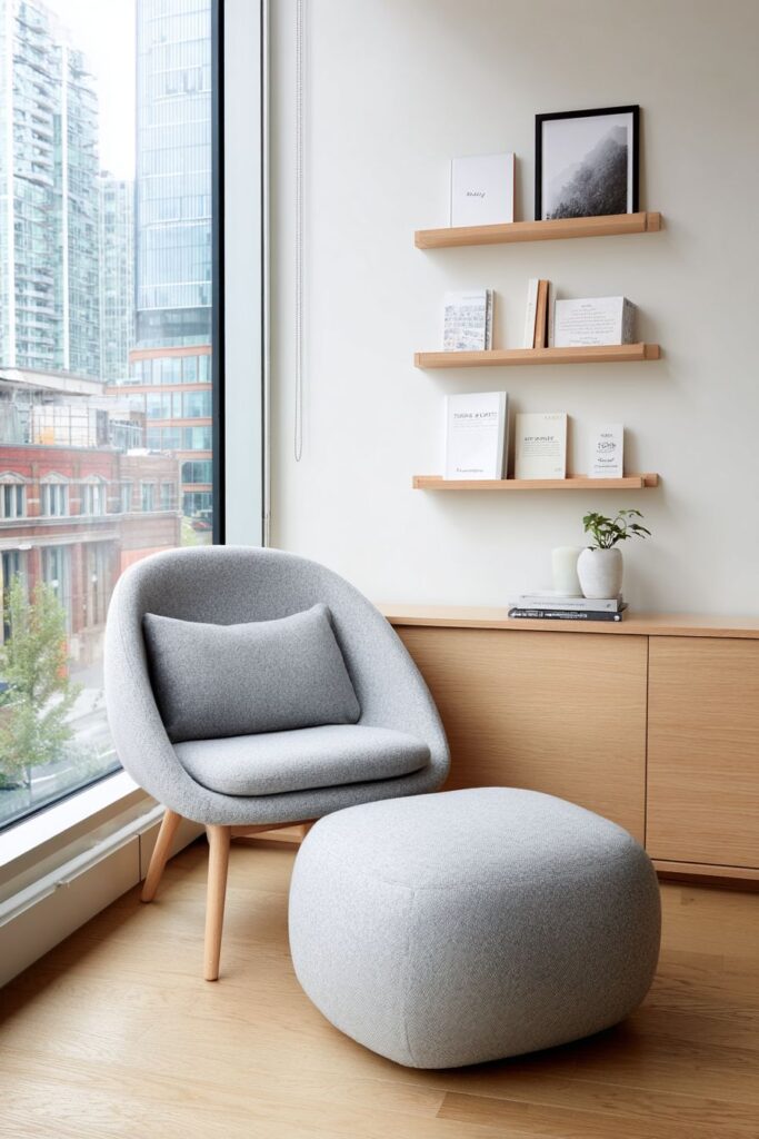 Compact Apartment Living with Streamlined Storage Solutions