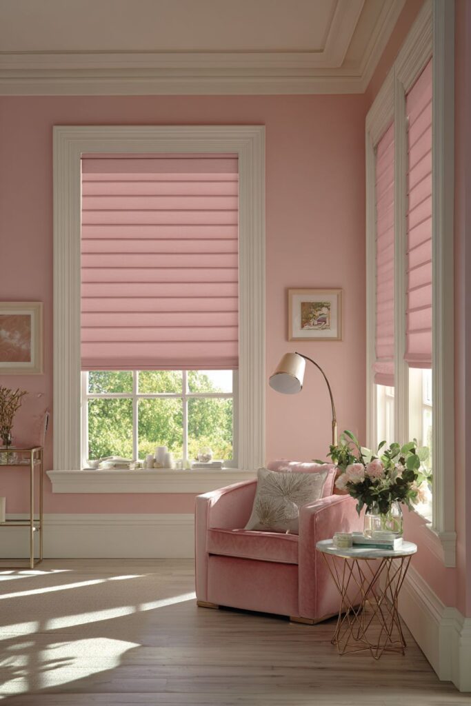 Cozy Reading Nook in Blush