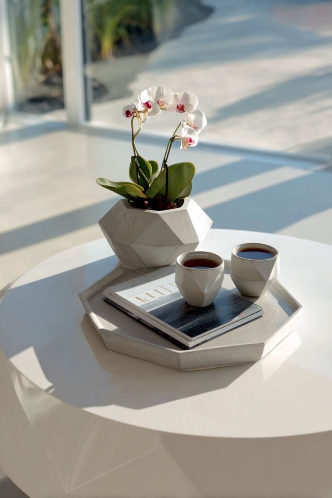 Modern Minimalist Breakfast Setting