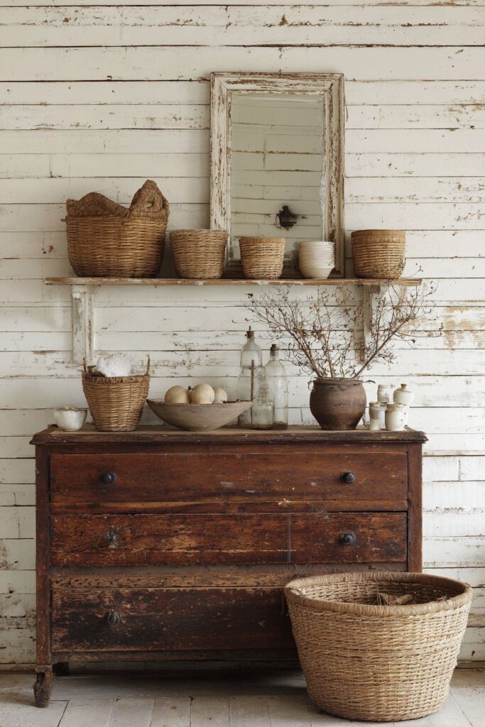Functional Rustic Storage