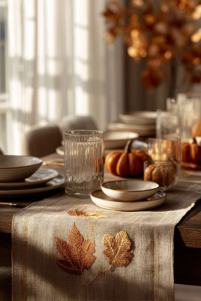 Seasonal Autumn Burlap Elegance