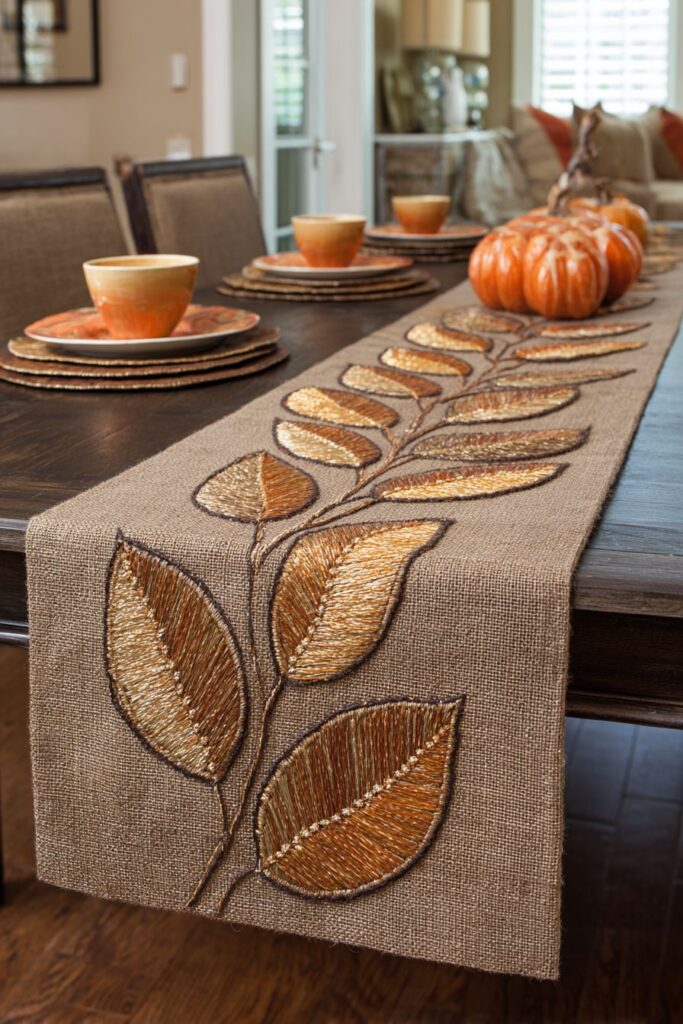 Seasonal Autumn Burlap Elegance