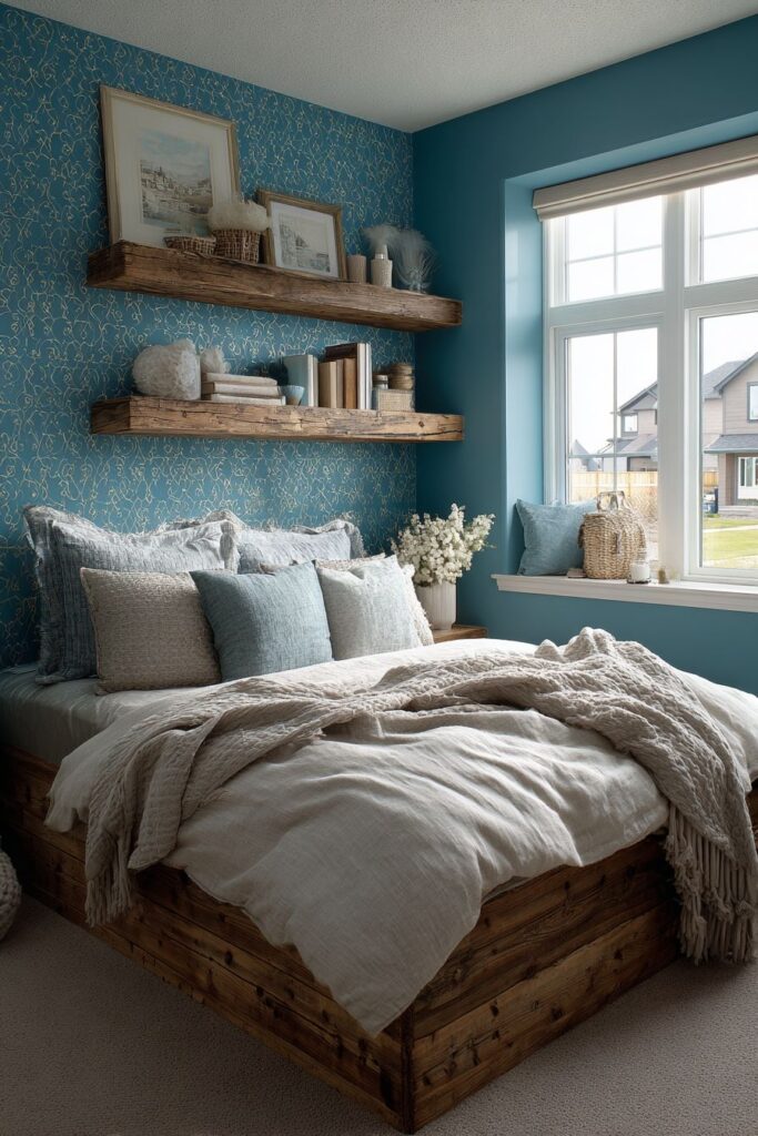 Geometric Accent Wall Drama