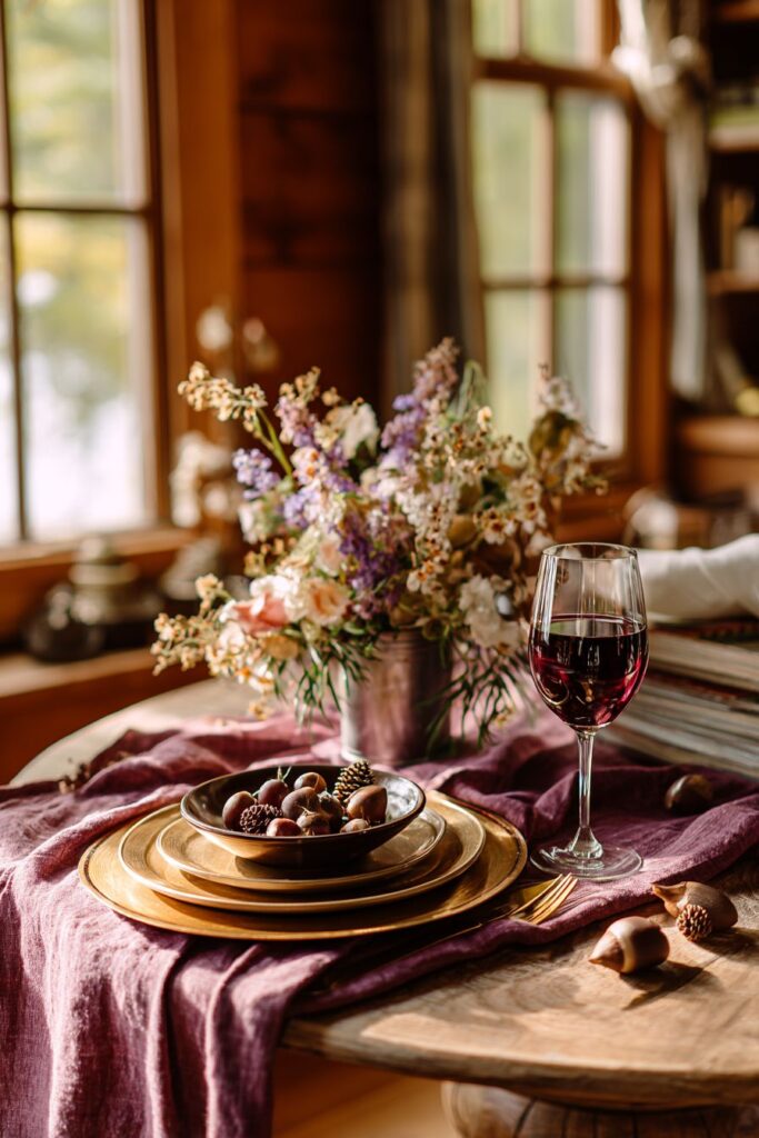 Intimate Breakfast Nook Thanksgiving