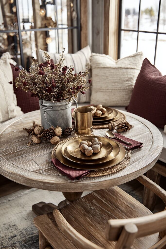 Intimate Breakfast Nook Thanksgiving