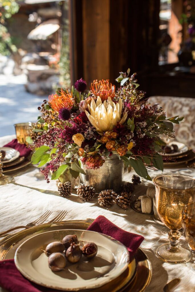 Intimate Breakfast Nook Thanksgiving