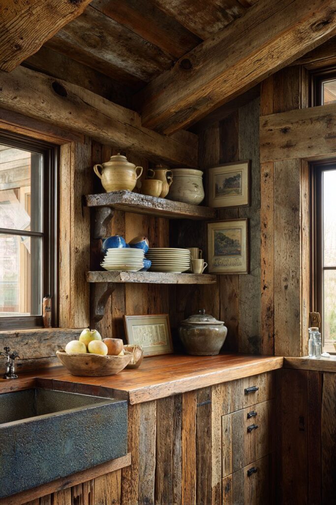 Rustic Reclaimed Barn Wood Character