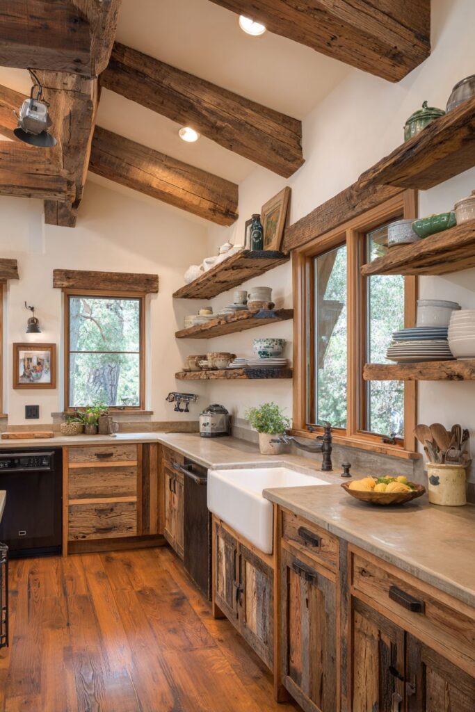 Rustic Reclaimed Barn Wood Character