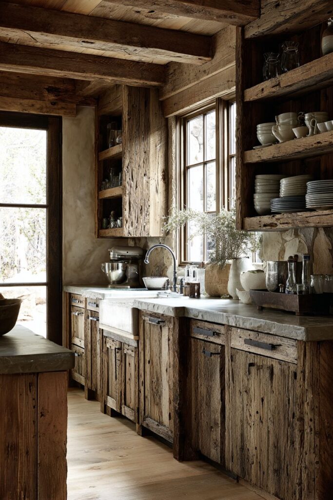 Rustic Reclaimed Barn Wood Character