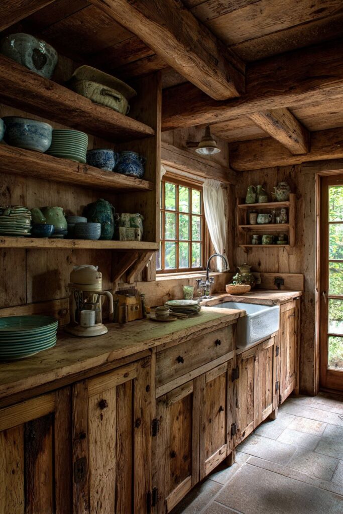 Rustic Reclaimed Barn Wood Character